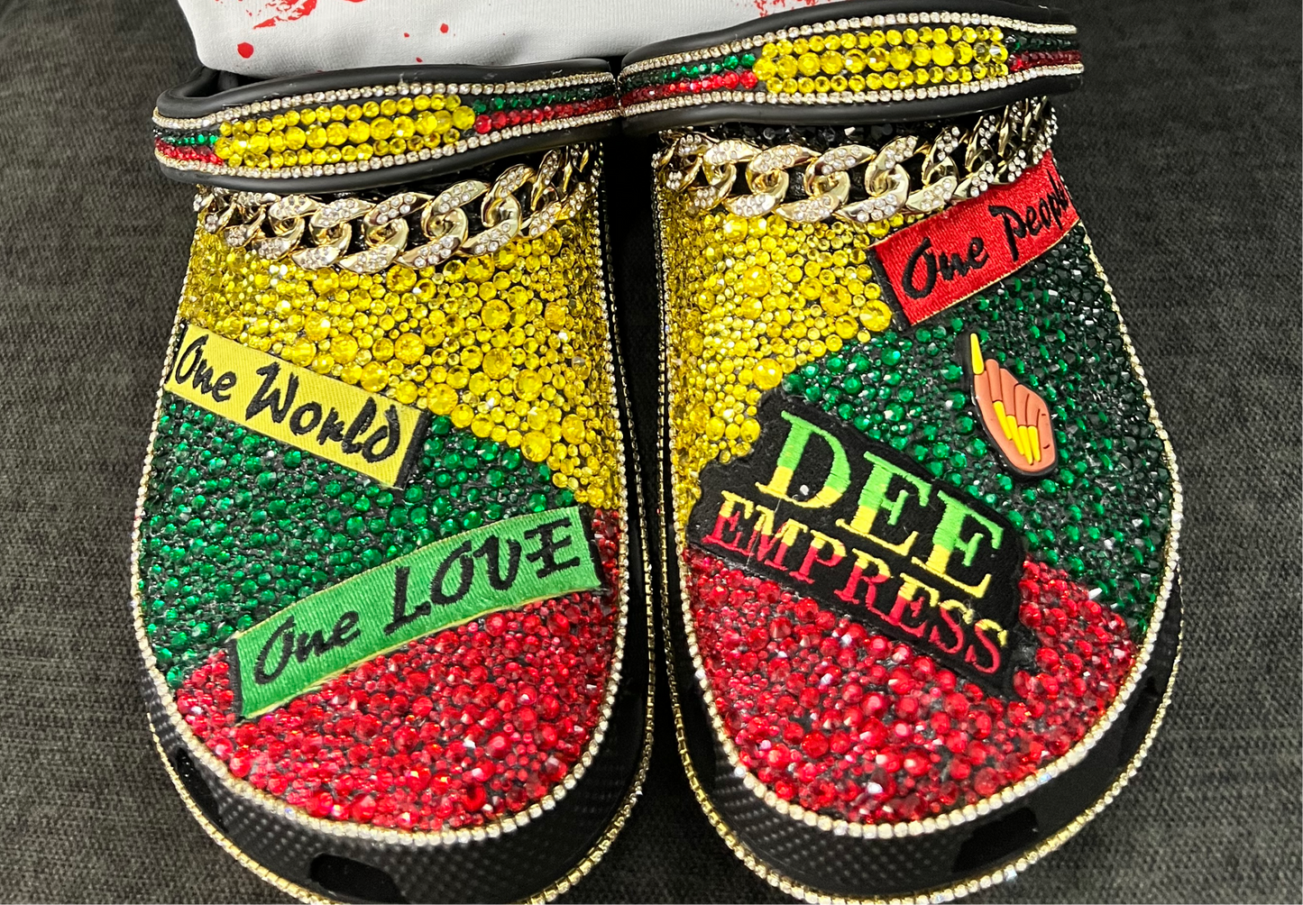 Custom Reggae Crocs